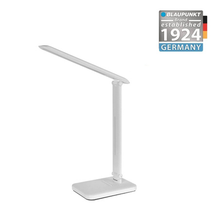 Lampa Biurkowa LED 6W CCT Biała ściemniana, przełącznikiem barwy światła (BLAUPUNKT-LBW6CCT)