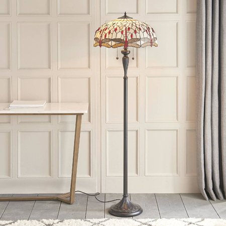 Lampa Podłogowa Dragonfly beige (70940) Tiffany