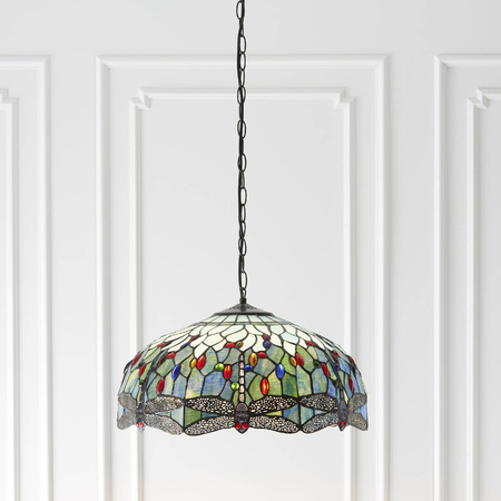Lampa Wisząca Dragonfly blue (66148) Tiffany
