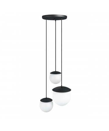Lampa Wisząca KUUL M potrójna Kol. Czarny (KLM322P4) - Ummo