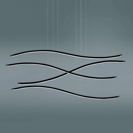 Lampa Wisząca LIL WAVE Kol. Czarny 3000K (0040.33 DIM) - Vivida