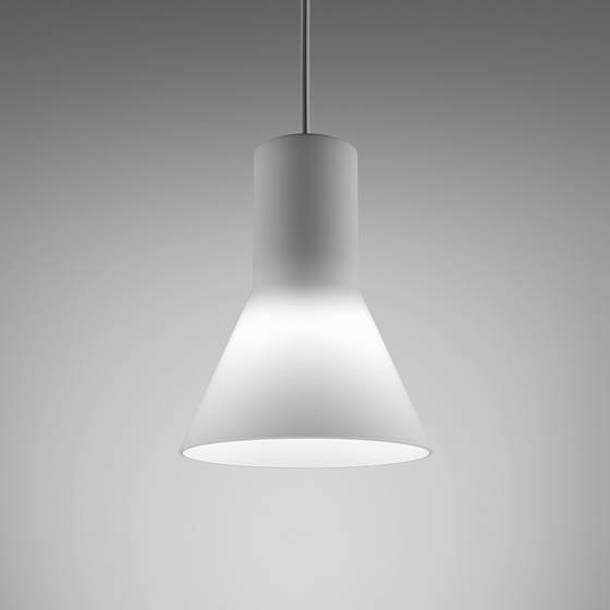 Lampa Wisząca MODERN GLASS Flared LED Kol. Biały 3000K WP (59841-M930-D9-00-13) - AqForm