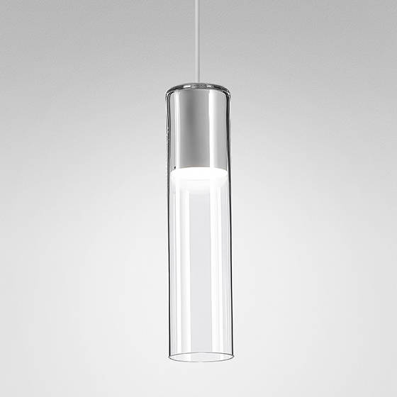 Lampa Wisząca MODERN GLASS Tube LED Kol. Czarny 3000K TP (59847-M930-D9-00-12) - AqForm