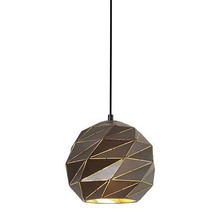 Lampa Wisząca Palermo (PND-2424-1S-GR+GD) - Italux