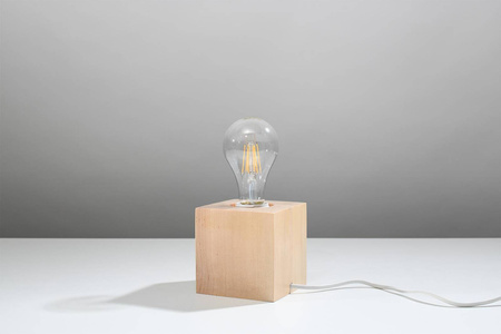 Lampa biurkowa ARIZ naturalne drewno (SL.0677) - Sollux