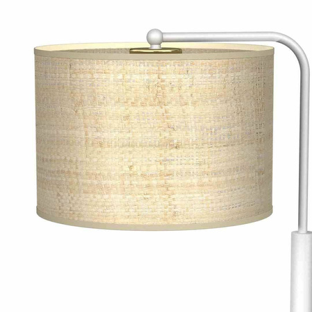 Lampa gabinetowa MARSHALL WHITE / RATTAN 1xE27 (MLP7491) - Milagro