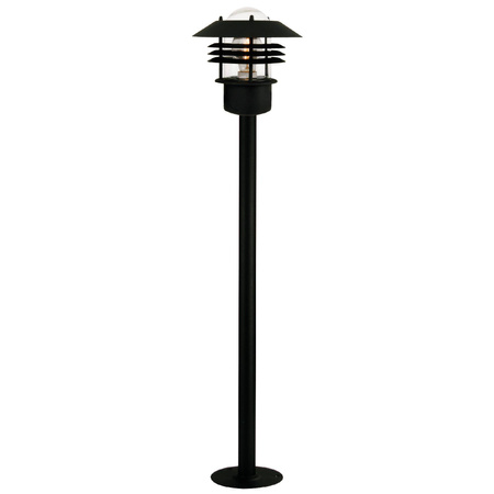 Lampa ogrodowa VEJE Nordlux E27 60W Metal Czarny