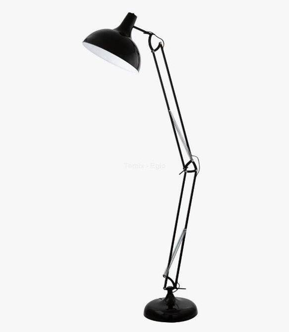 Lampa podłogowa BORGILLIO czarna (94698 - EGLO)
