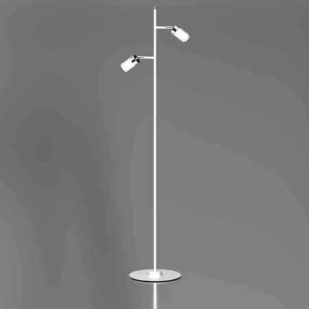 Lampa podłogowa JOKER WHITE/CHROME 1xGU10 (MLP7752) - Milagro
