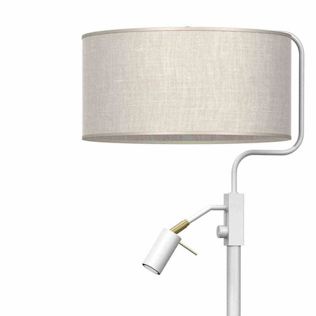 Lampa podłogowa LINO BIEL / LEN 1xE27 + 1x mini GU10 (MLP7503) - Milagro
