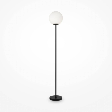 Lampa podłogowa Ring czarna (MOD013FL-01B) - Maytoni