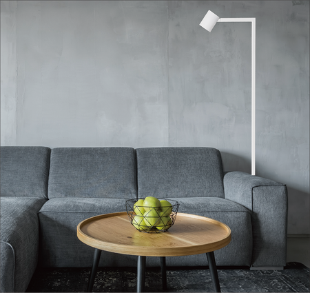 Lampa podłogowa SNOW biała (LP-731/1F WH) - Light Prestige