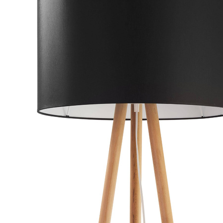 Lampa podłogowa TOKYO 1 PŁ SOSNA/CZARNY (5298) - TK Lighting