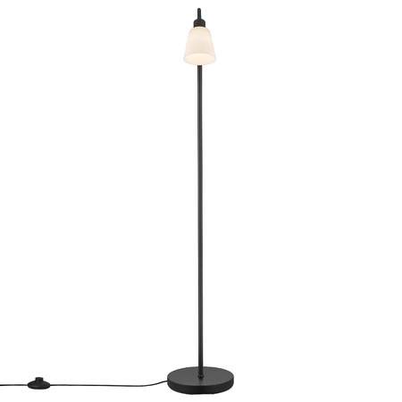 Lampa podłogowa ze szklanym kloszem MOLLI Nordlux E14 25W Szkło Czarny