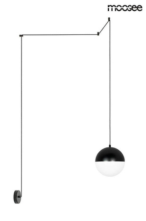 Lampa ścienna BOWL czarna (MSE010100173) - Moosee