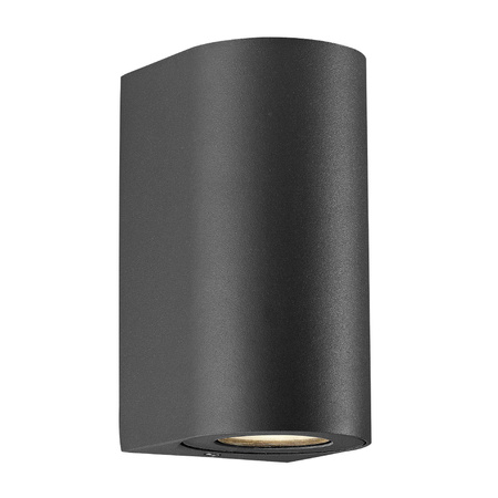Lampa ścienna CANTO Nordlux GU10 2X28W Aluminium Czarny