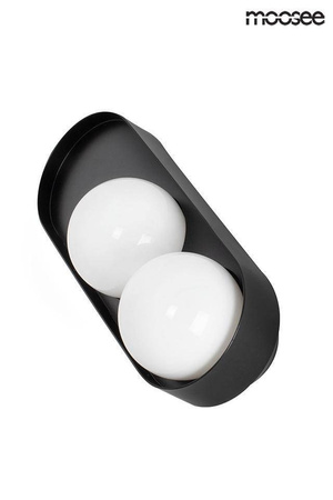 Lampa ścienna DROPS 2 czarna (MSE010100271) - Moosee