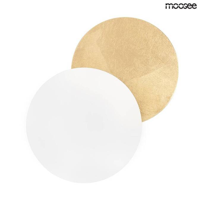 Lampa ścienna ECLISE złota / biała (MSE010400203) - Moosee