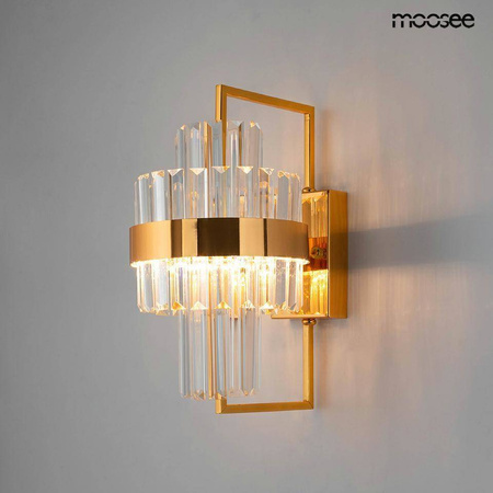 Lampa ścienna IMPERO złota (MSE010100389) - Moosee