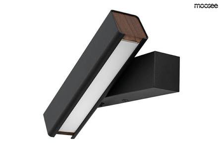 Lampa ścienna ORBIS czarna (MSE010100262) - Moosee
