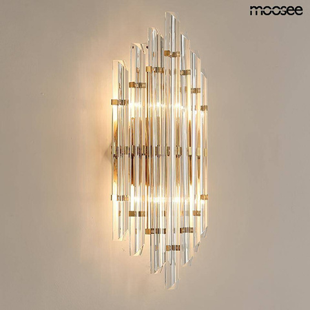 Lampa ścienna PALAZZO złota (MSE010100327) - Moosee
