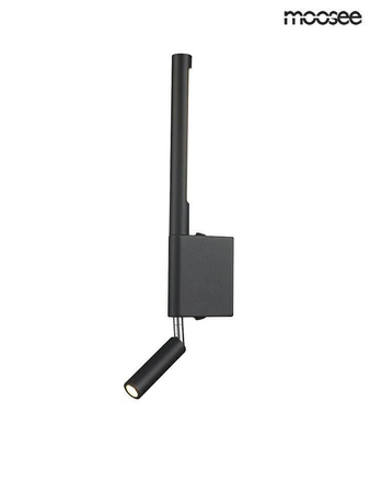 Lampa ścienna PERISCOPE czarna (MSE010100335) - Moosee