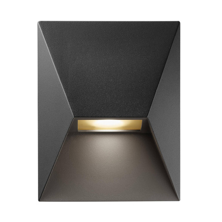 Lampa ścienna PONTIO Nordlux GU10 25W Aluminium Czarny