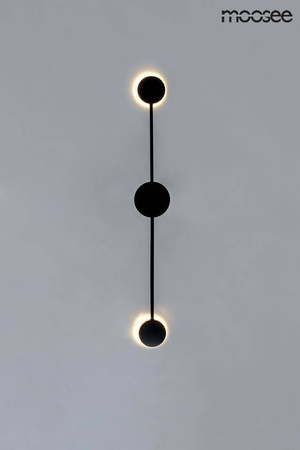 Lampa ścienna SHADOW 2 CLOSE czarna (MSE010100246) - Moosee