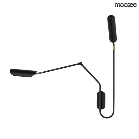 Lampa ścienna TENTA czarna (MSE010100297) - Moosee