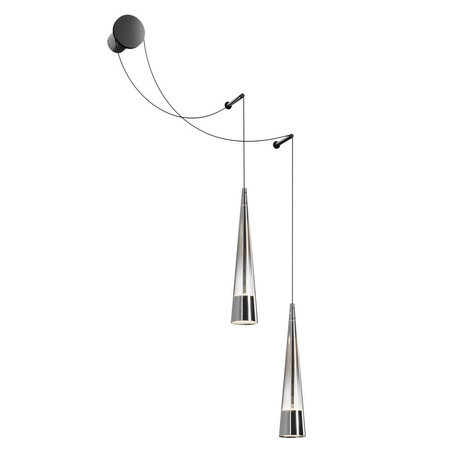 Lampa ścienna (kinkiet) Sintesi (P090WL-L24CH3K) - Maytoni
