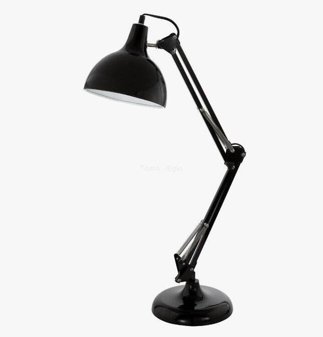 Lampa stołowa BORGILLIO czarna (94697 - EGLO)