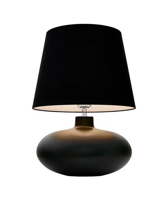 Lampa stołowa SAWA abażur czarny (40591102) KASPA