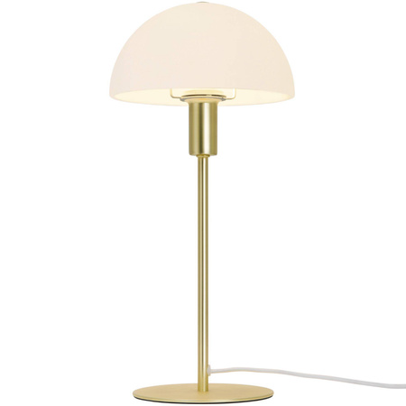Lampa stołowa ze szklanym kloszem ELLEN Nordlux E14 40W Metal Mosiądz