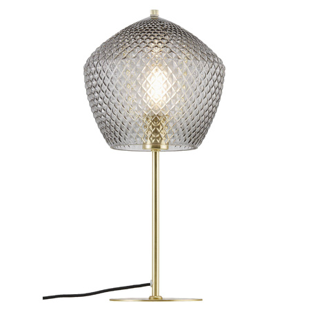 Lampa stołowa ze szklanym kloszem ORBIFORM Nordlux E27 40W Szkło Mosiądz