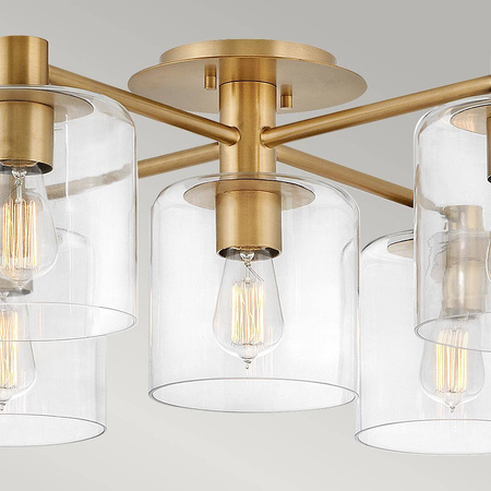 Lampa sufitowa Axel - Stary mosiądz (QN-AXEL5-HB) - Quintiesse