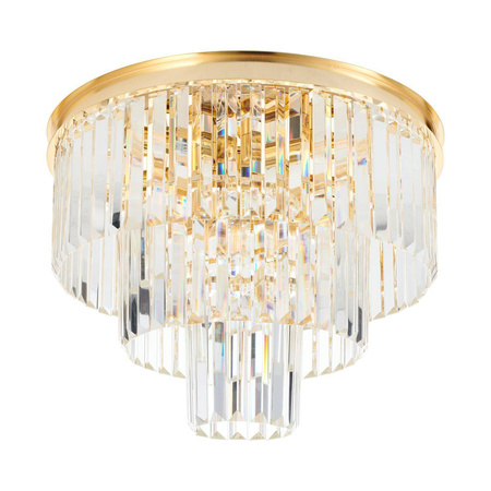 Lampa sufitowa SPLENDORE złoty 50 cm (DN915-50) - Step into Design
