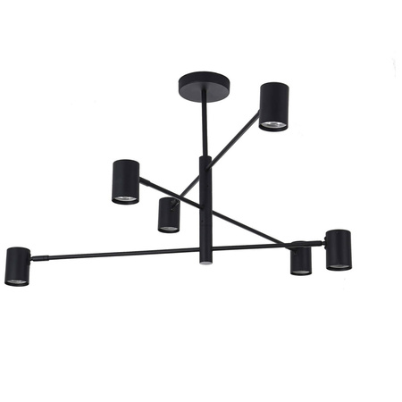 Lampa sufitowa Snow 6 czarna LP-731/6P BK Light Prestige