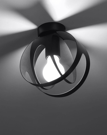 Lampa sufitowa TULOS czarny (SL.1086) - Sollux
