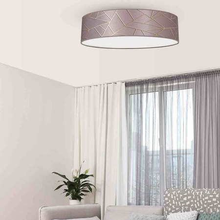 Lampa sufitowa ZIGGY PINK Gold/Pink 3xE27 (MLP7587) - Milagro