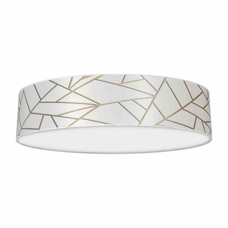 Lampa sufitowa ZIGGY WHITE White/Gold 3xE27 (MLP7568) - Milagro