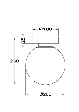 Lampa sufitowa / kinkiet Basic form Ø20 (MOD321WL-01B1) - Maytoni