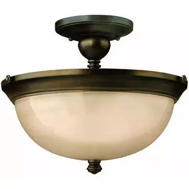 Lampa sufitowa, plafon MAYFLOWER kol. STARY BRĄZ (HK/MAYFLOWER/SF) - Hinkley - Elstead Lighting