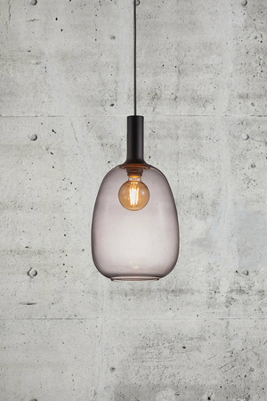 Lampa wisząca ALTON Nordlux E27 60W Szkło Czarny