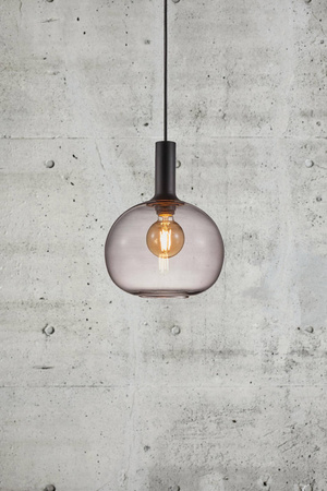 Lampa wisząca ALTON Nordlux E27 60W Szkło Czarny