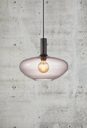 Lampa wisząca ALTON Nordlux E27 60W Szkło Czarny