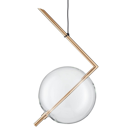 Lampa wisząca AMORE- 1 złota 24 cm (ST-8869P-1) - Step into Design
