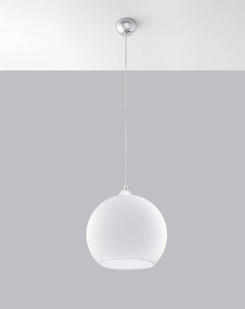 Lampa wisząca BALL biała (SL.0256) - Sollux