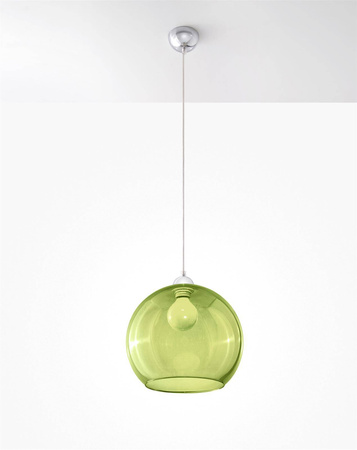 Lampa wisząca BALL zielona (SL.0254) - Sollux