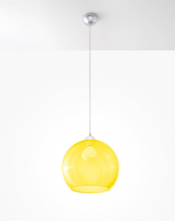 Lampa wisząca BALL żółta (SL.0252) - Sollux
