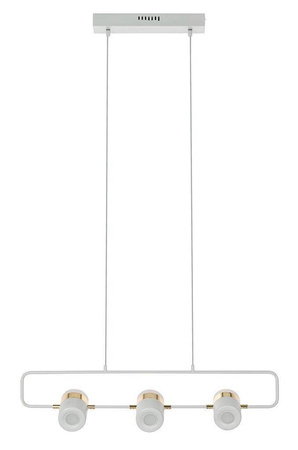 Lampa wisząca BLINK 3 biała - LED, metal (XCP7598-3.WHITE) - King Home